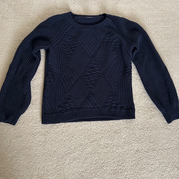 Talbots Navy sweater - Picture 1 of 2